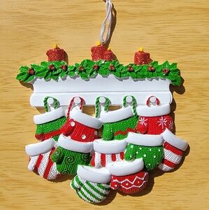 Customizable Stocking/Mitten Ornament